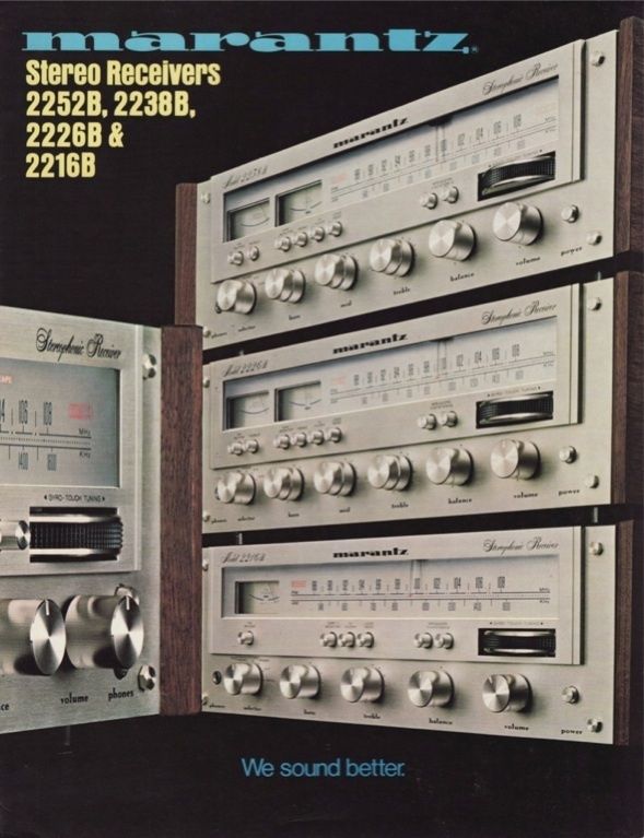 Marantz 2252B 2238B 2226B 2216B Receivers Brochure