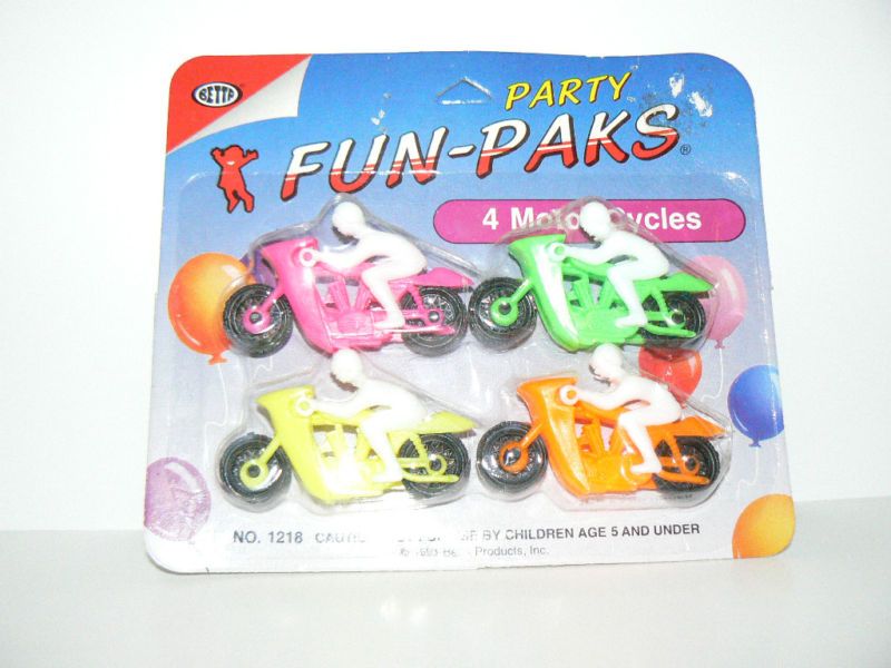 Motorcycle Fun Paks C1991 Item Z13