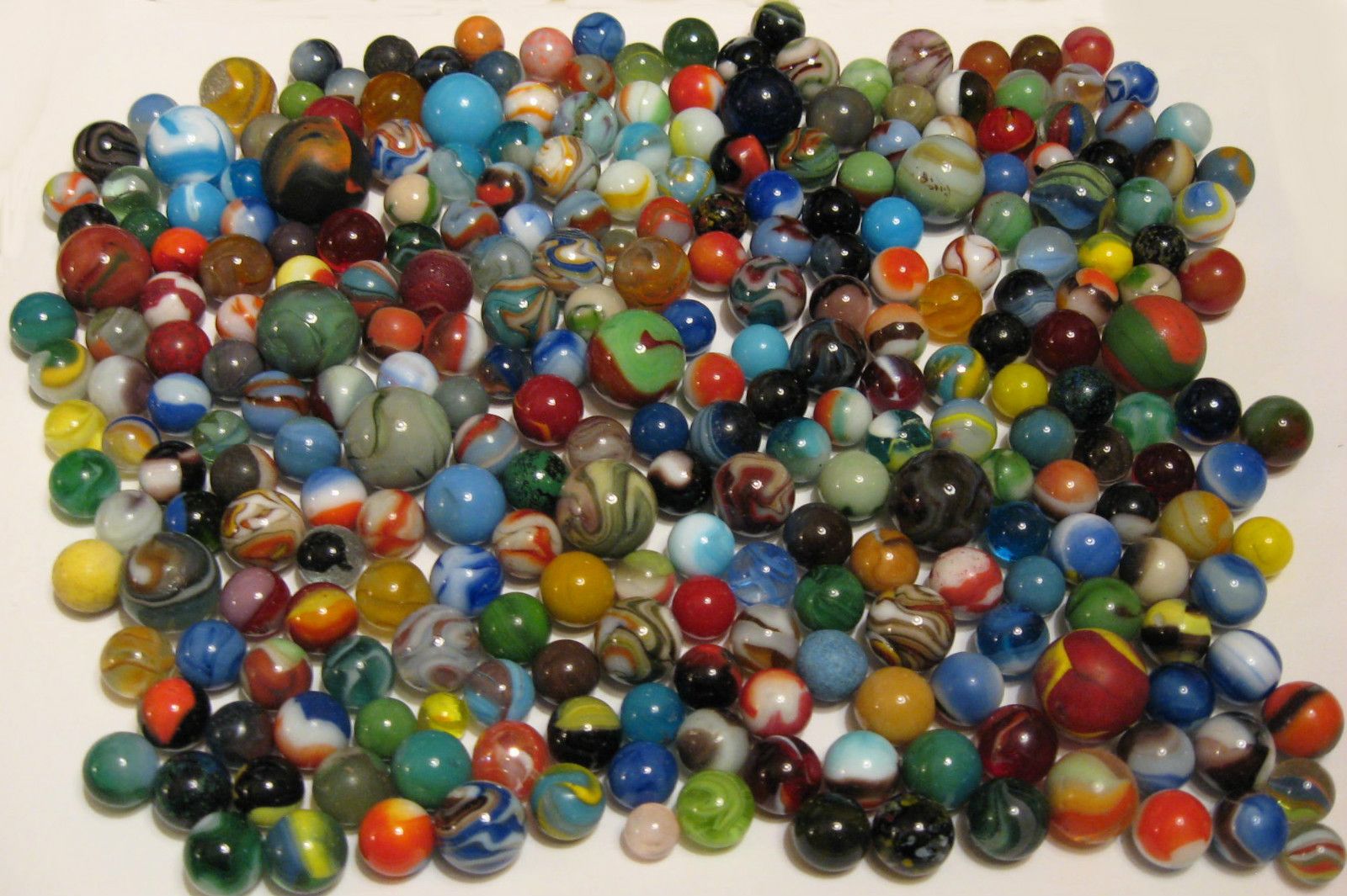 Antique Vintage Handmade Glass Marbles