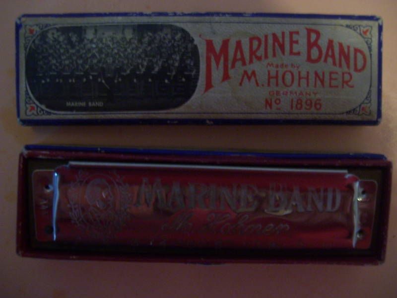 Harmonica M Hohner Germany No 1896 Marine Band