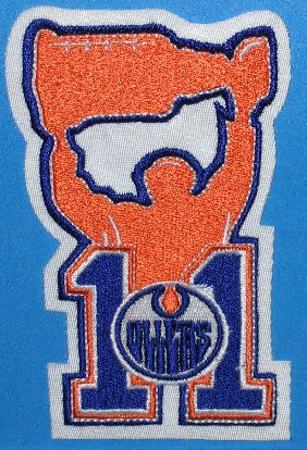 Mark Messier Retirement Night 11 Patch Edmonton Oilers