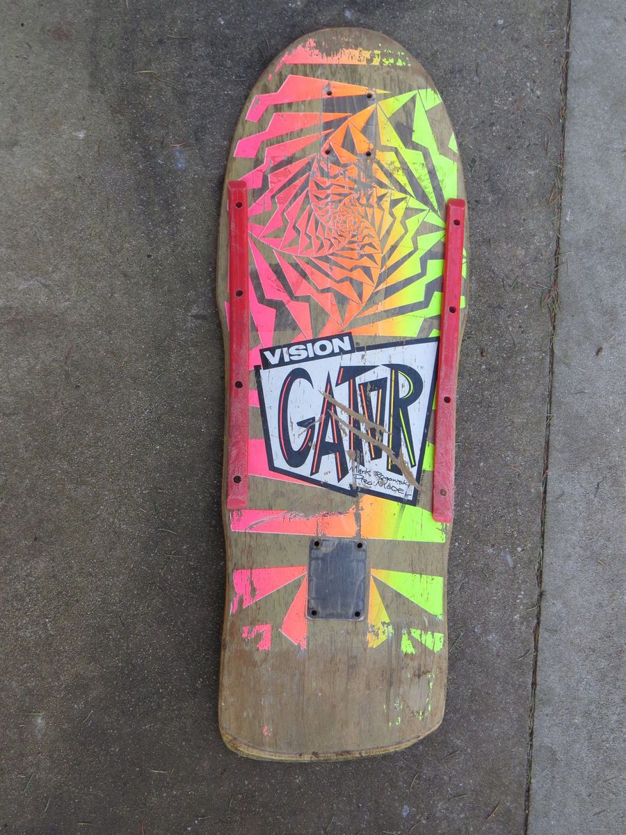 Vintage OG 1988 VISION MARK GATOR ROGOWSKI SWIRL VERSION 2 Skateboard