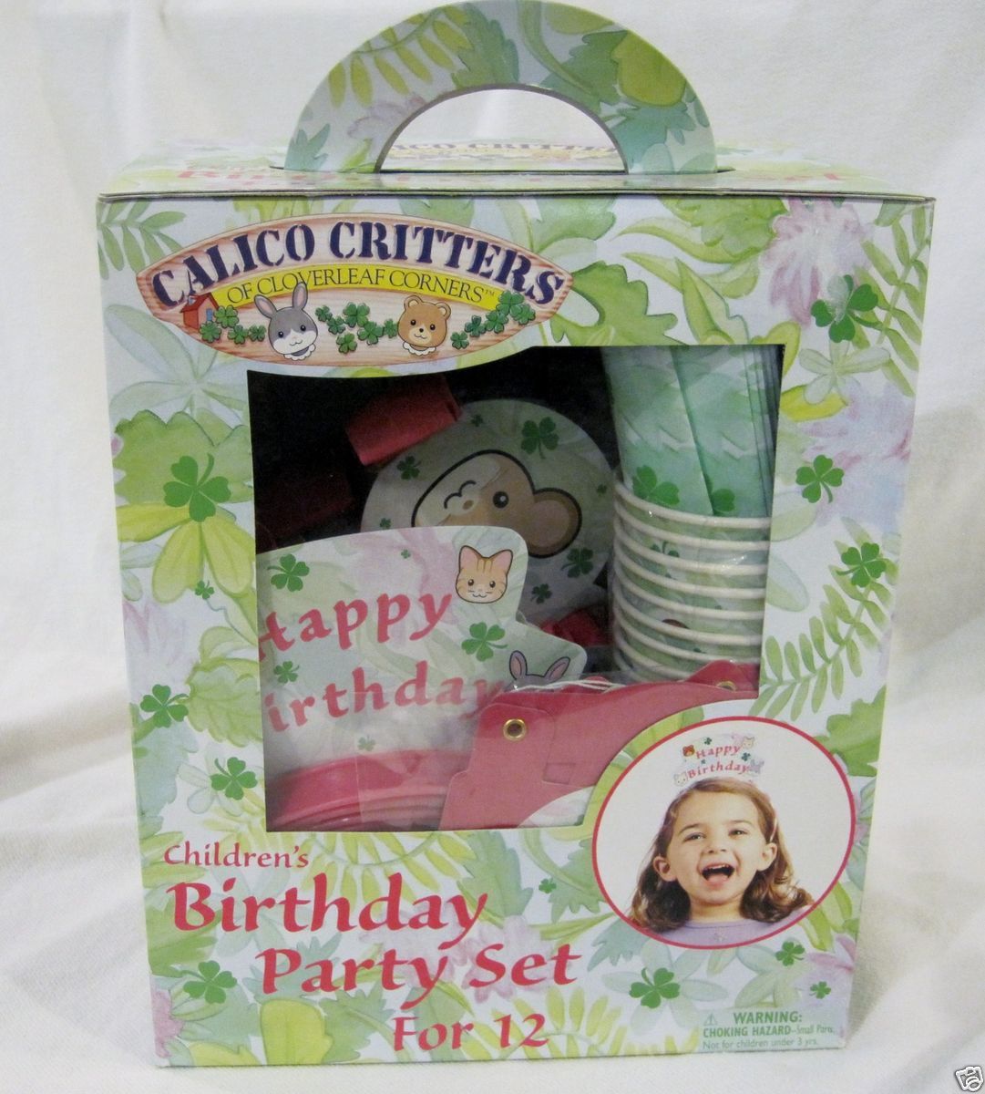 calico critters party supplies