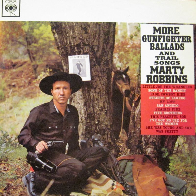 Marty Robbins Vinyl LP More Gunfighter Ballads Trail