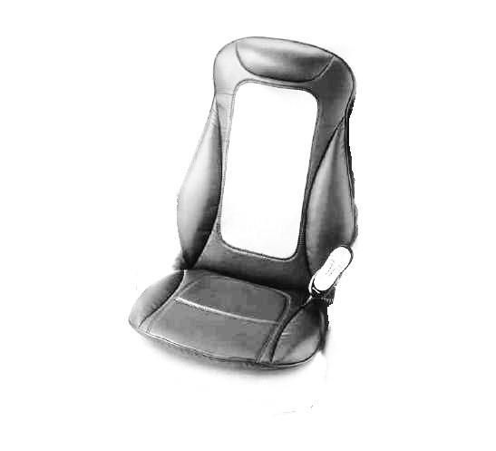 Ineed Shiatsu Rolling Back Massaging Seat Topper with Heat