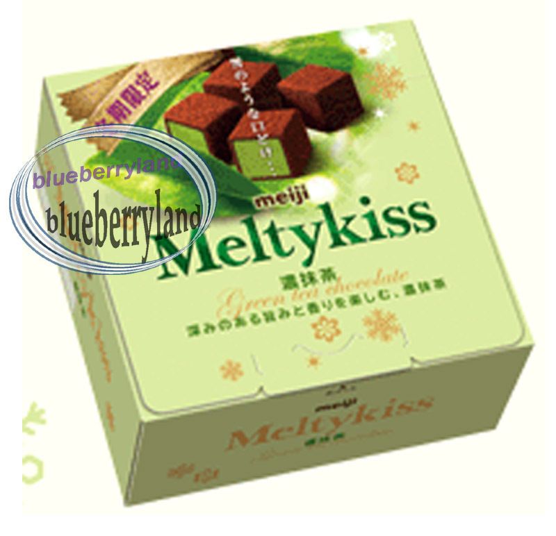 Japan Meiji Meltykiss Matcha GREEN TEA Chocolate choco snack sweets