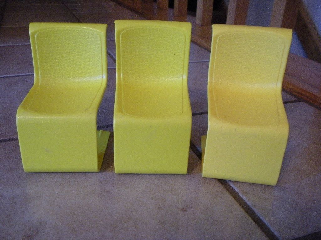 Barbie Doll House Furniture Chairs by Mattel 1973