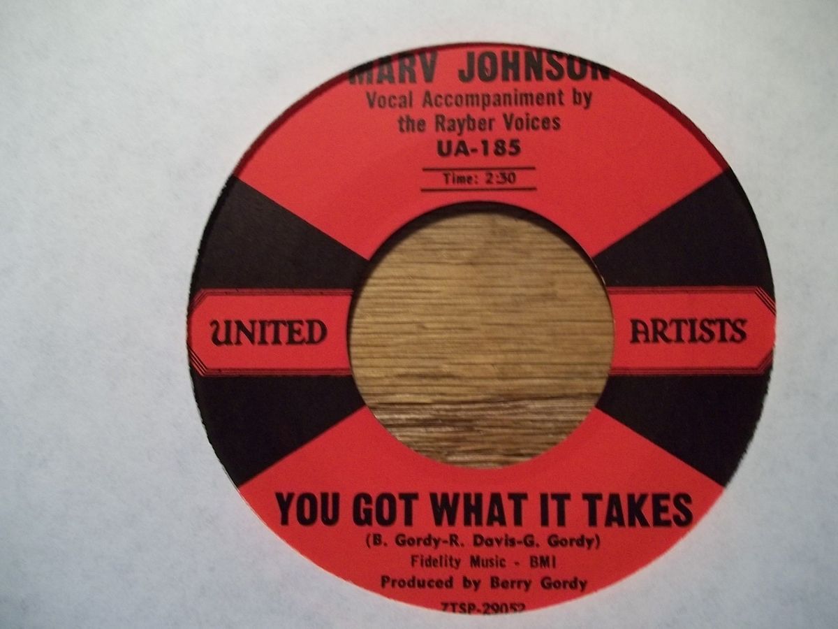 Marv Johnson You got What It Takes 45 RPM