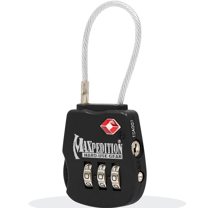 Maxpedition Tactical Luggage Lock Black