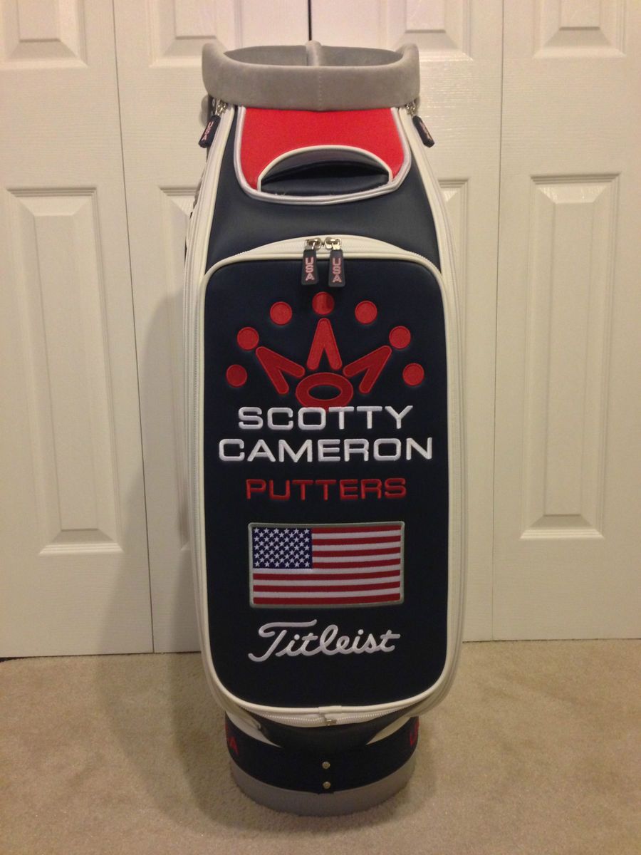 Scotty Cameron Ryder Cup USA Staff Bag Red White Blue Medinah