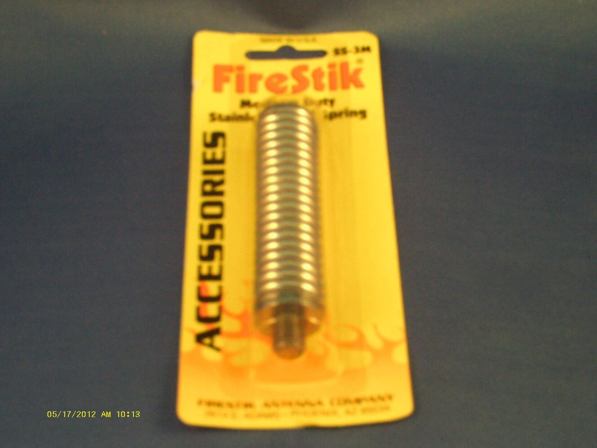 Brand New Firestik SS 3M Stainless Steel Medium Antenna Spring