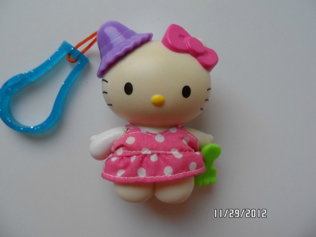 2000 McDonalds Hello Kitty Keychain Figure Doll Very Collectible