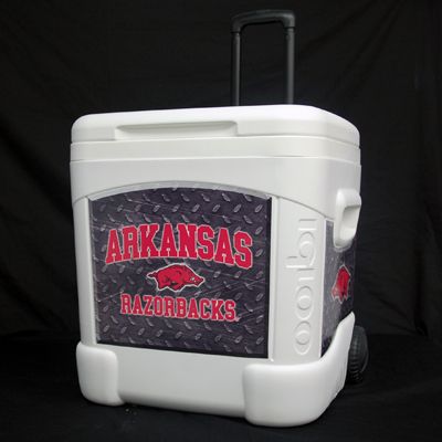 NCAA 60qt Igloo Roller Cooler