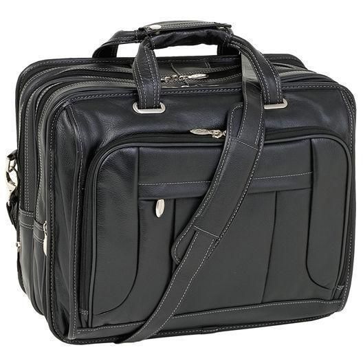 McKlein USA River West Checkpoint Friendly 17 Laptop Case in Black s