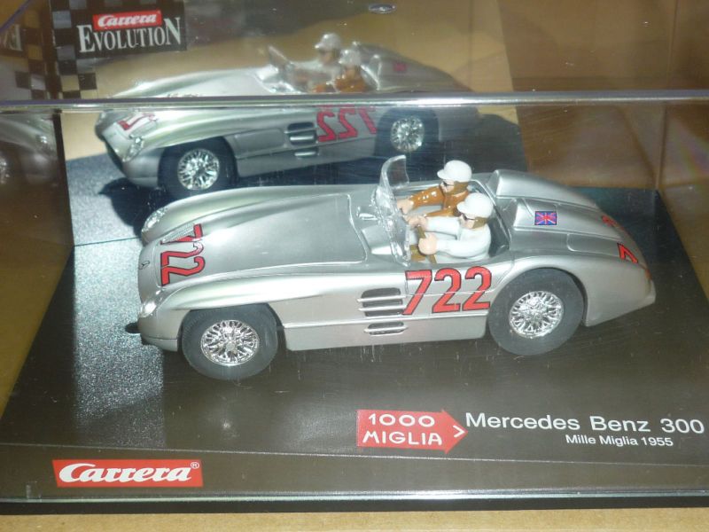 Carrera EVO 1 32 Slot Car Mercedes Benz 300 SLR Miglia