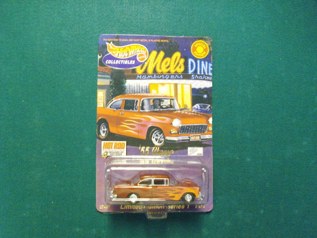 Hot Wheels Mels Diner 55 Chevy Series 1 3 of 4