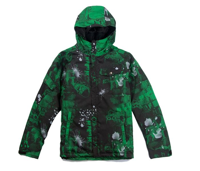 New Mens 686 10K Green Mannual Original Cargo Ski Snowboarding Jackets