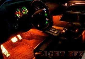 Orange LED Interior Lights Mercury Milan