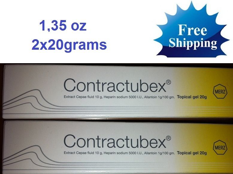 Merz Contractubex Mederma for Scars 2x20g 40g 1 35 Oz