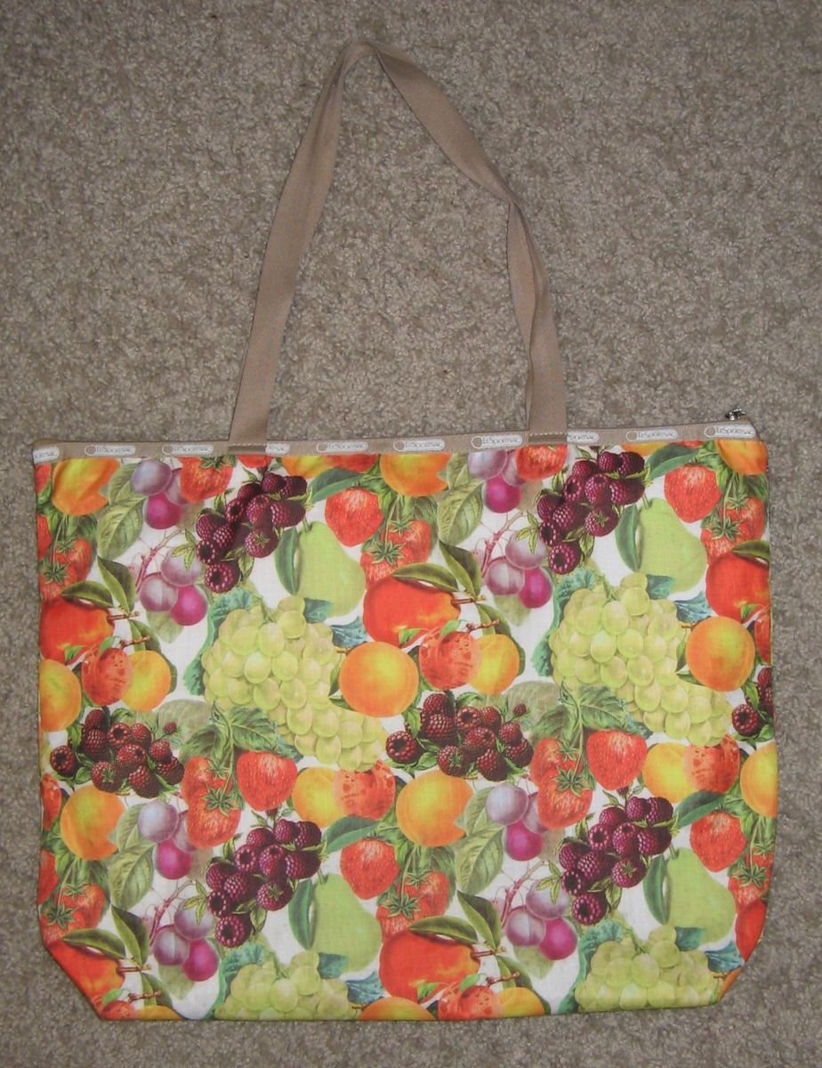 LeSportsac Ambrosia Zip Top Shopper Tote Bag 7862