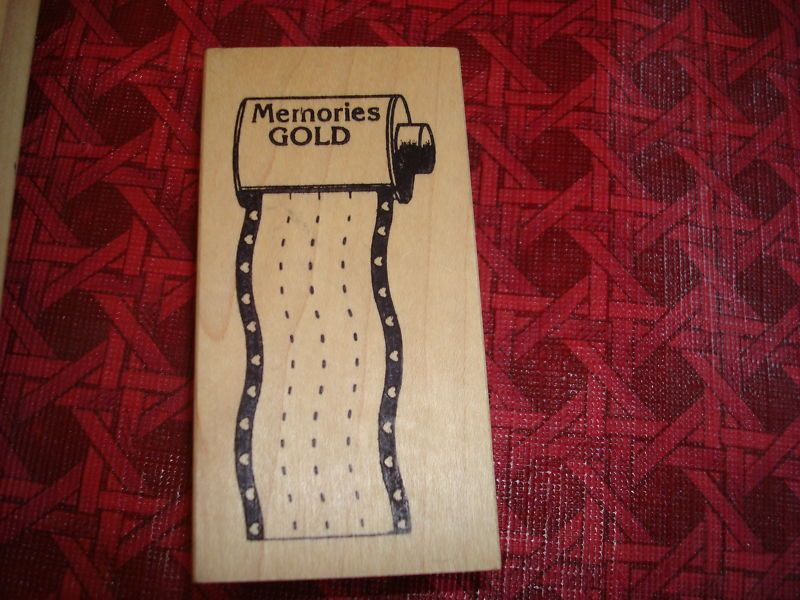 Rubber Stamp Note Lined Memo Roll Film Memories Photo S