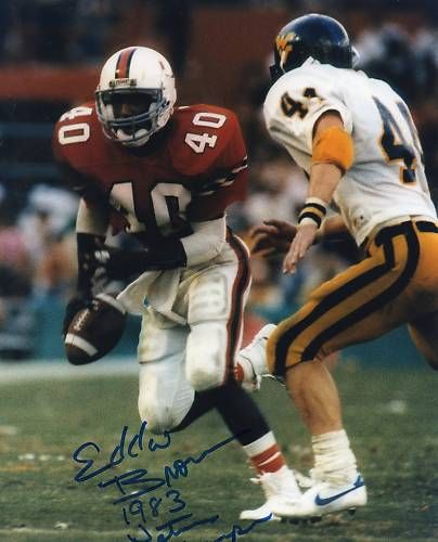 Eddie Brown Miami Hurricanes 1983 National Champs