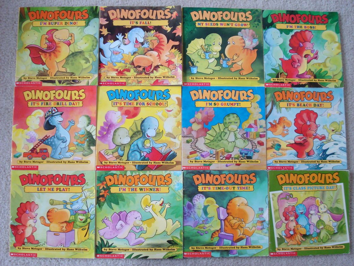 Lot of 12 Dinofours Childrens Books Hans Wilhelm Steve Metzger