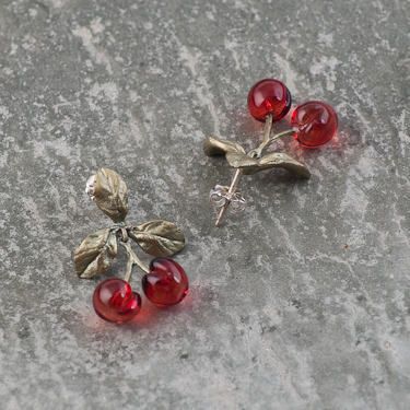 Cherry Earrings by Michael Michaud Jewelry