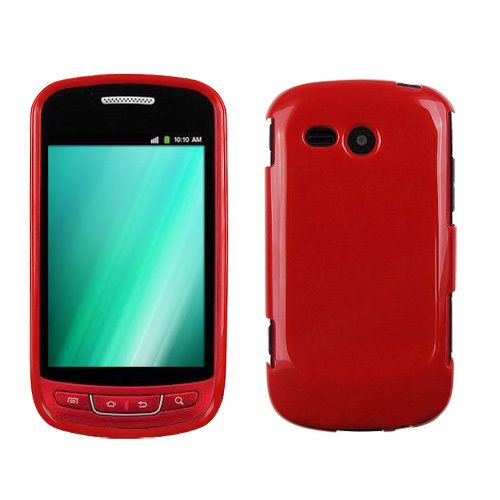 For New Samsung Admire R720 Metro Pcs Cell Phone Red Snap on Shield