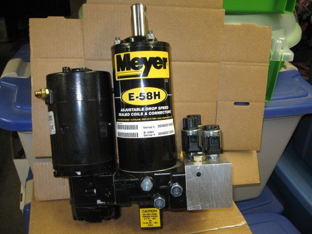 MEYER SNOWPLOW E 58H HYDRAULIC LIFT UNIT 15995  NEW E58H PLOW PUMP