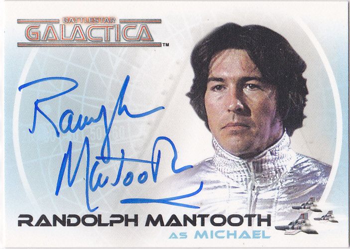 Colonial Warriors A28 Randolph MANTOOTH Michael Autograph