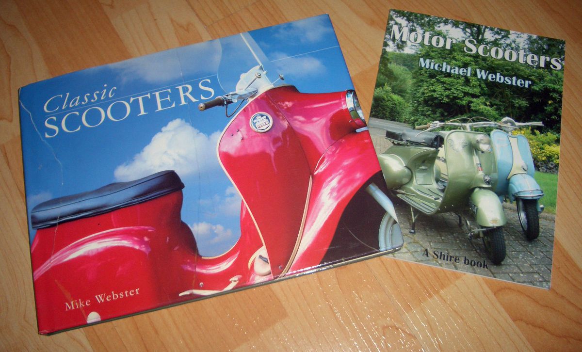 VESPA CLASSIC MOTOR SCOOTERS BOOK MOD SKINHEAD SCOOTERBOY MIKE WEBSTER