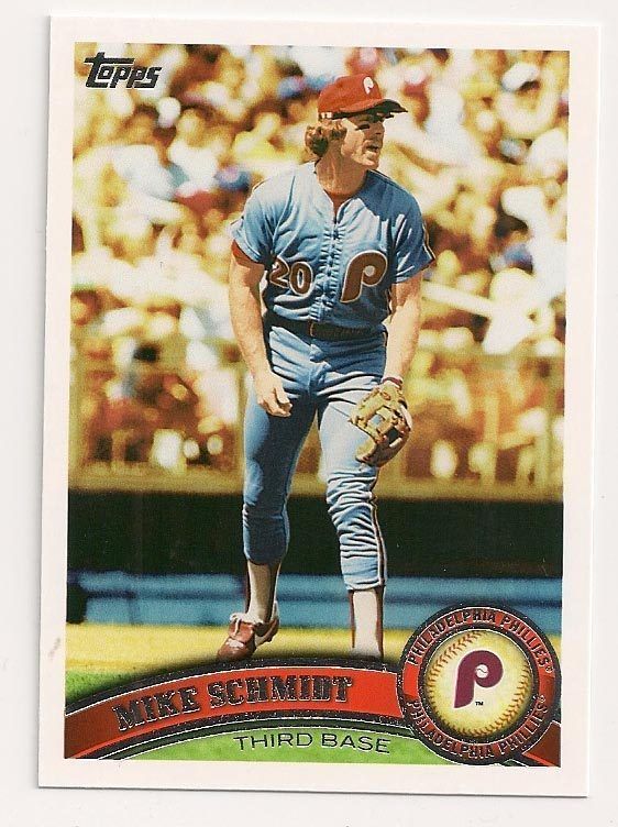 2011 Topps Mike Schmidt 50 SP Philadelphia Phillies