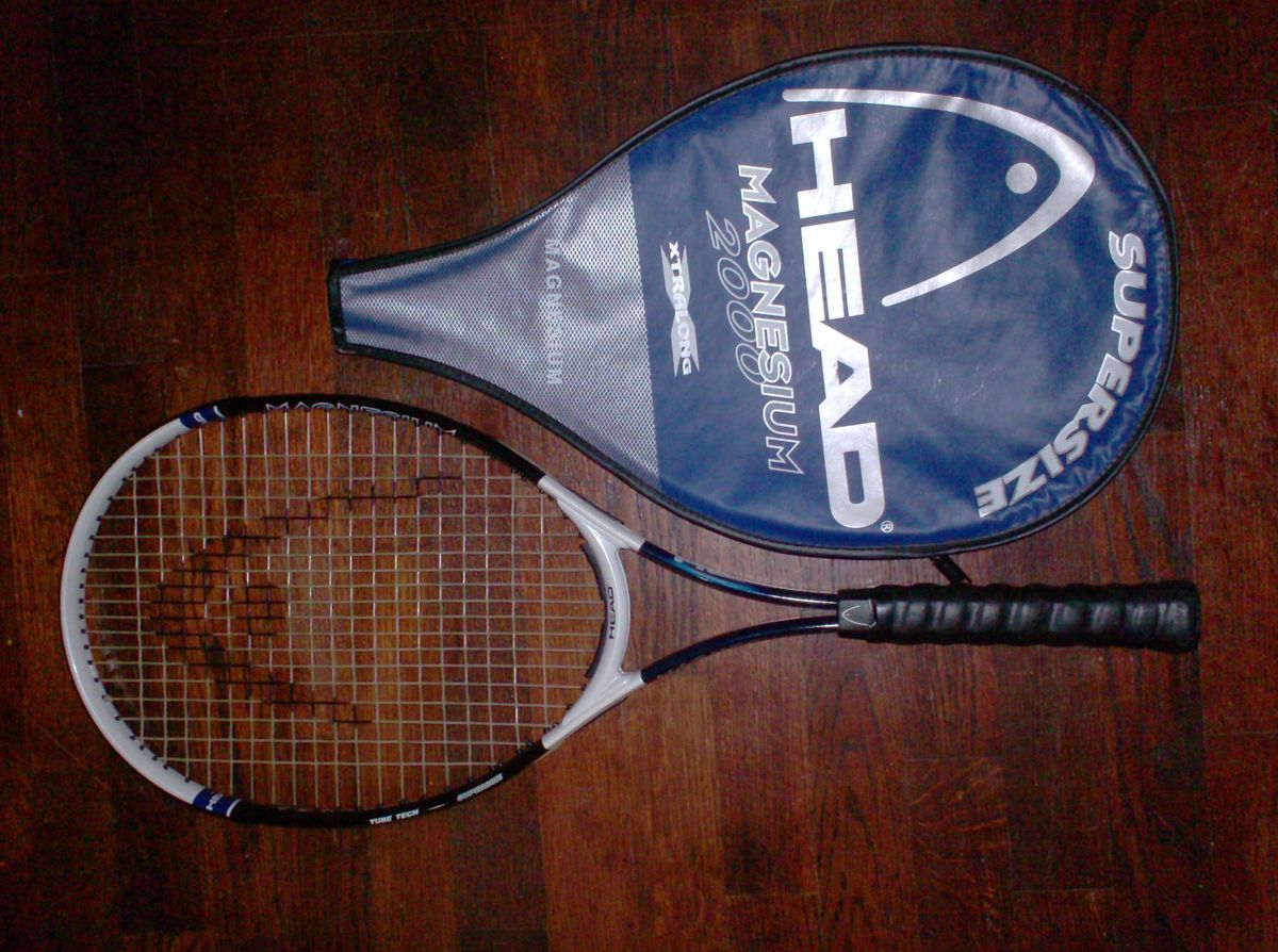 Head Magnesium 2000 Extra Long Tennis Racquet 4 1 4 w Cover