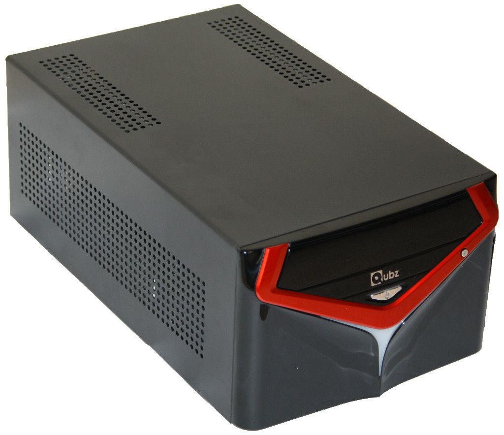 Mini Gaming ITX PC HTPC Case Takes full size ATX PSU 3 5 HDD Dual slot