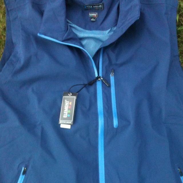 PETER MILLAR WATER ELEMENT RAIN STORM ALL WEATHER VEST 175 00 LARGE