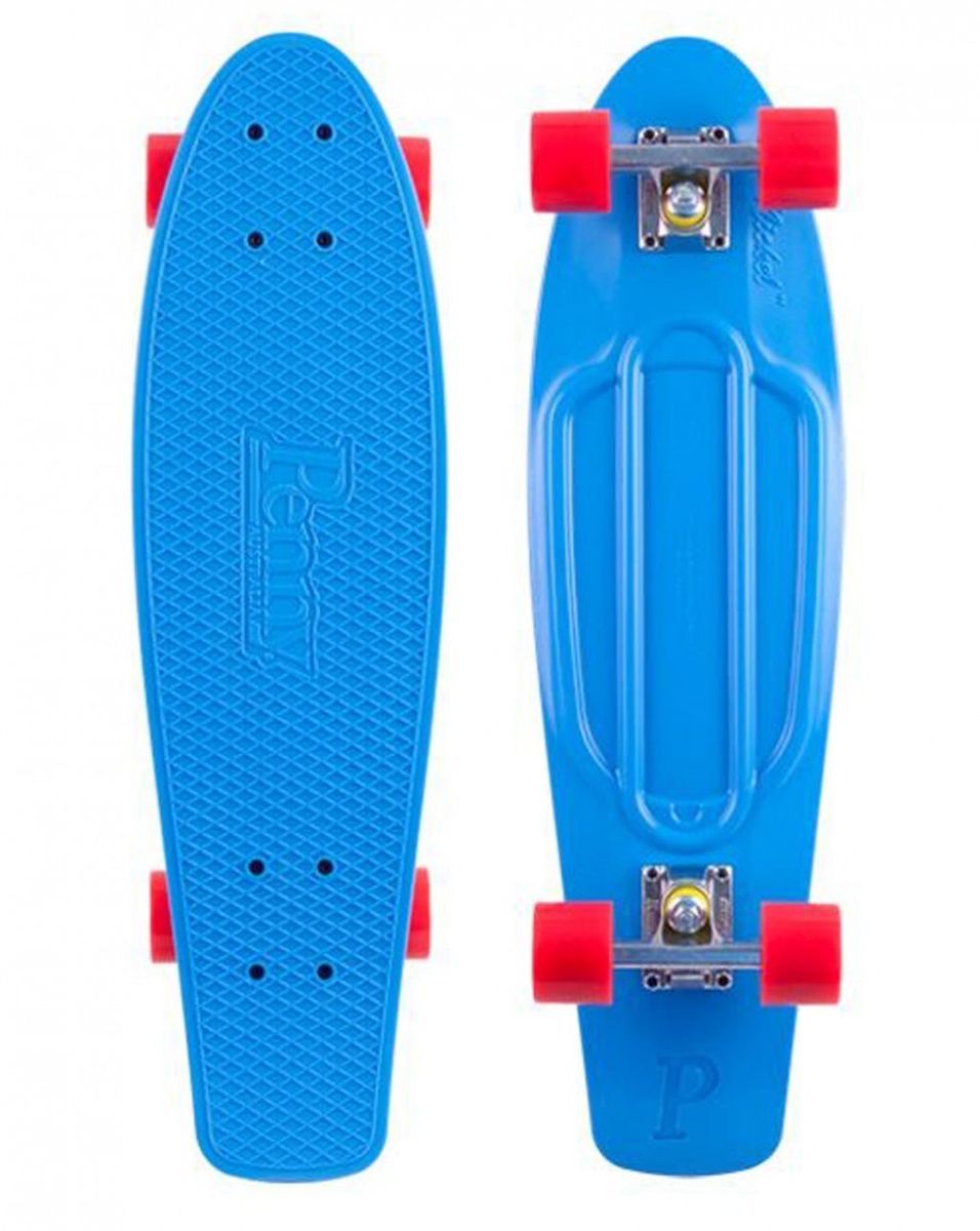 The Original Banana Nickel Mini Board Skateboard Cruiser Cyan Blue 27