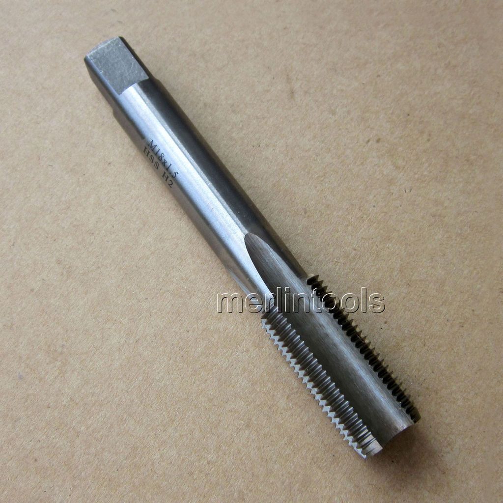 18mm x 1.5 Metric HSS Right hand Tap M18 x 1.5mm Pitch