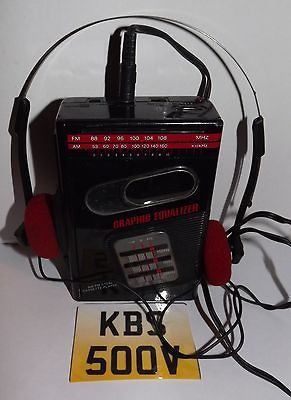 1980s Retro FM/AM Radio Stereo Cassette Player Toshiba KT   4027