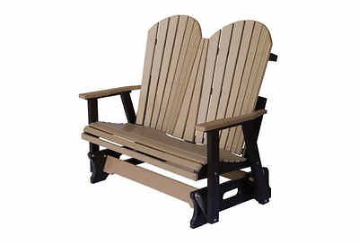 OUTDOOR 4 FT. POLYWOOD COMFO BACK GLIDER NEW