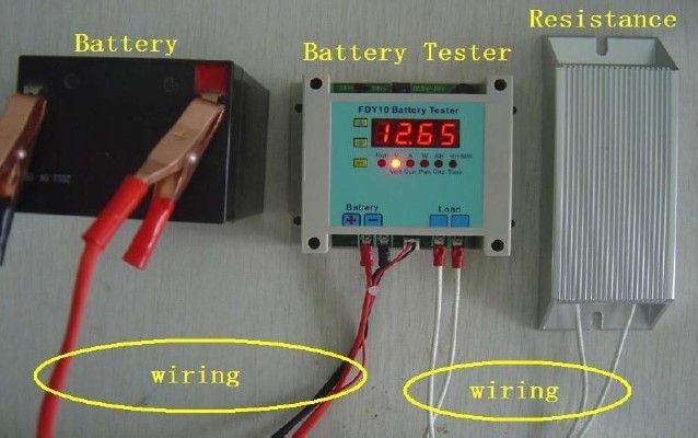 FDY10 S 1 20v Li on Storage Battery Capacity Portable Tester