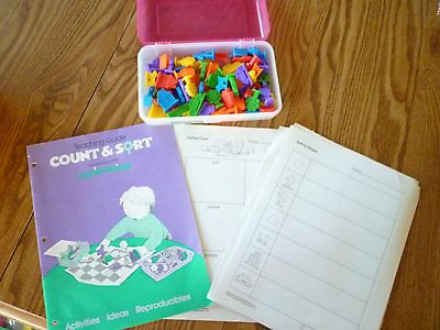 Math Games & Car People Counters Sort & Activity Guide Idea Worksheet