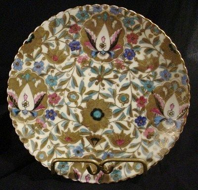 Vintage Royal Vienna CHINTZ Floral Design ROSE Bee Hive Mark PLATE