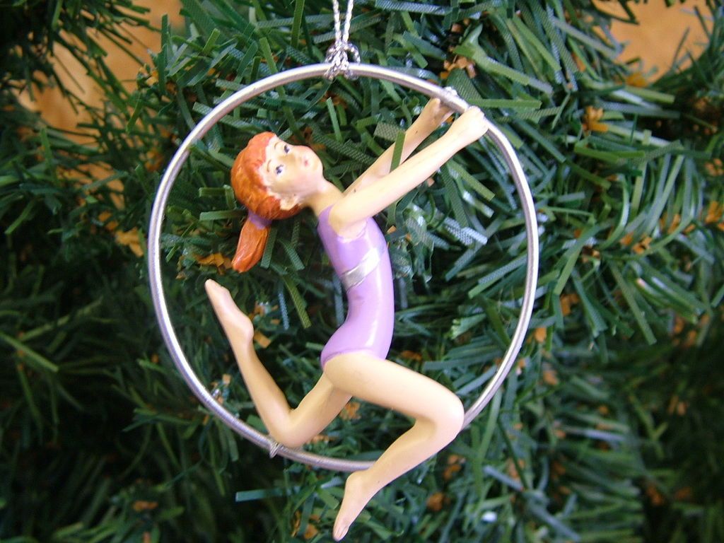 New Girl Ring Acrobat Cirque Circus Purple Outfit Gymnastic Christmas