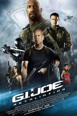 JOE 2 RETALIATION MOVIE POSTER 2 Sided ORIGINAL C 27x40 DWAYNE