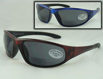 SR204BF Z87 SAFETY BI FOCAL READER SUNGLASSES CHOICE STRENGTH & COLOR