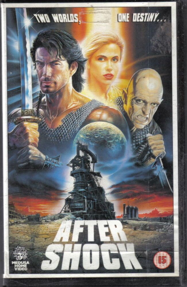 AFTER SHOCK   Elizabeth Kaitan   John Saxon   Jay Roberts Jr   VHS