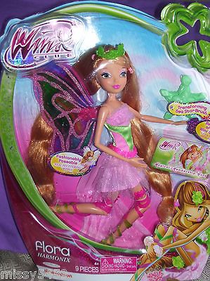 WINX CLUB 11.5 Deluxe Fashion Doll Harmonix collection FLORA Fairy