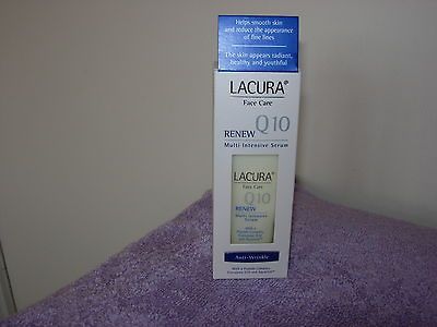 BRAND NEW LACURA RENEW Q10 ANTI WRINKLE MULTI INTENSIV E SERUM 50ml