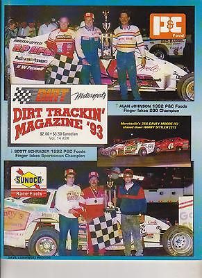 1993 Program DIRT Modified Finger Lakes 200 Canandaigua Alan Johnson